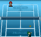 Mario Tennis (Europe) In game screenshot